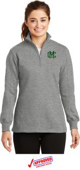 Sport-Tek Ladies 1/4-Zip Sweatshirt - Vintage Heather